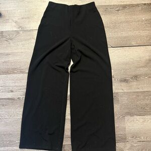 H&M High-Waist Black Wide Leg Pants